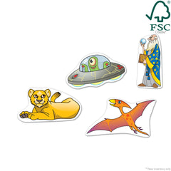 Sticker Collection - Dinosaurs, Vehicles, Space, and More