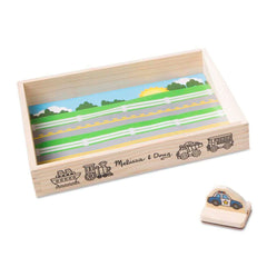 My First Wooden Stamp Set - Vehicles