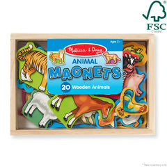 Wooden Animal Magnets