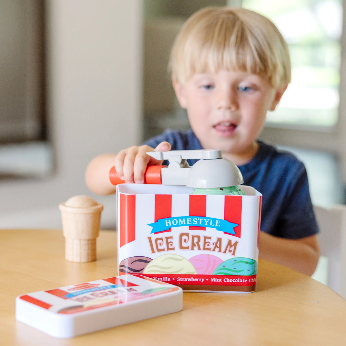 Scoop & Stack Ice Cream Cone Magnetic Play Set