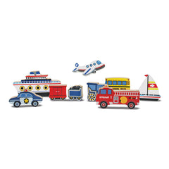 Vehicles Chunky Puzzle - 9 Pieces